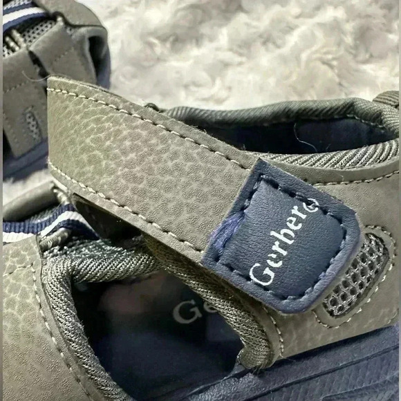 Gerber Boys Caged Grey Athletic Sandals - Picture 6 of 12